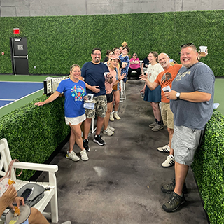 A group of Brunner employees posing for a picture