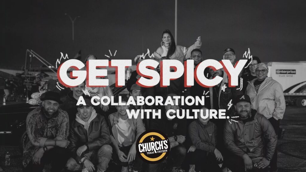 Get Spicy Church's Texas Chicken Campaign Graphic