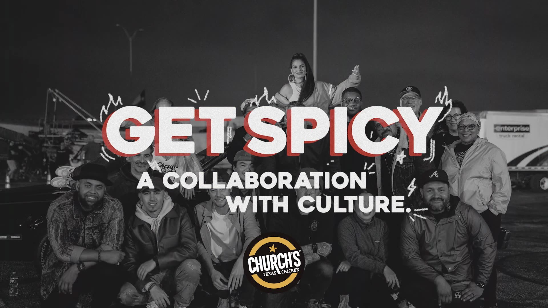 Get Spicy Church's Texas Chicken Campaign Graphic