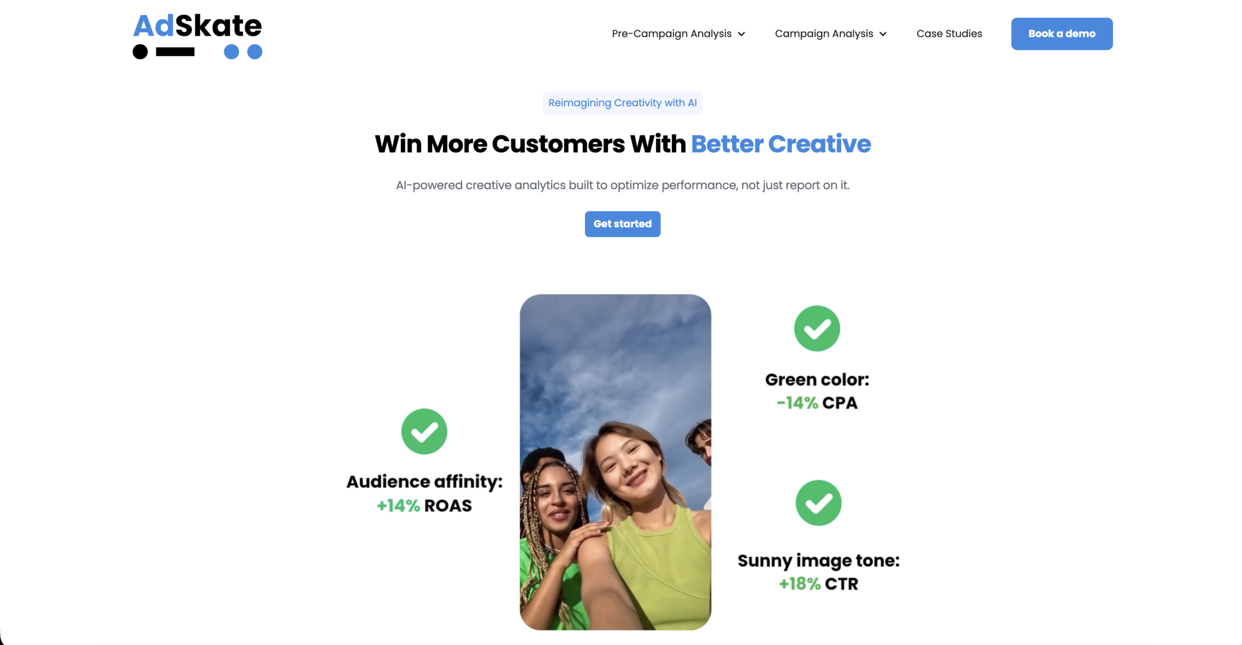 AdSkate Website Landing Page Graphic