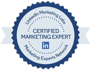 Linkedin Marketing Certified Marketing Expert Badge