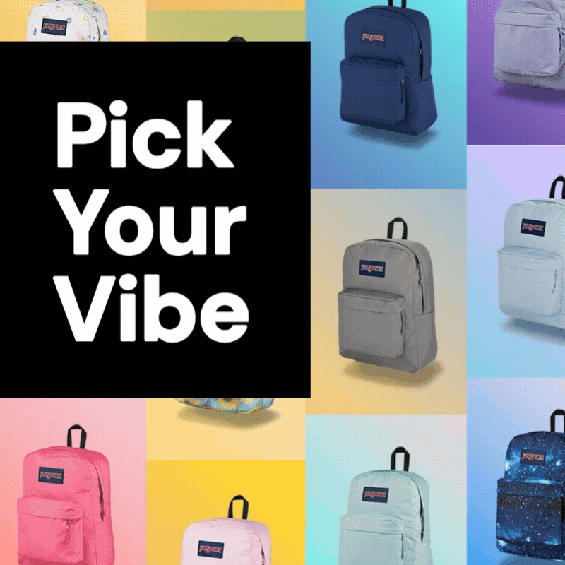 Pick your vibe with backpacks