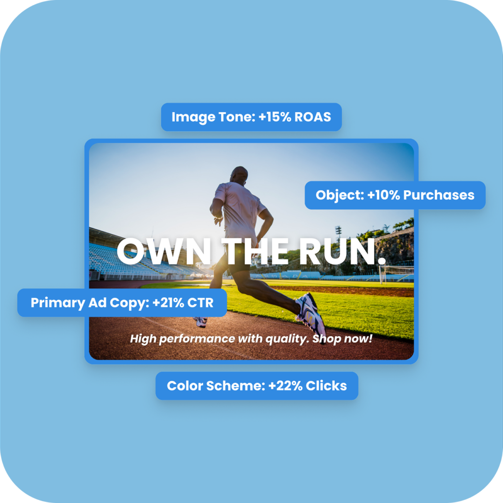 A person running on a track